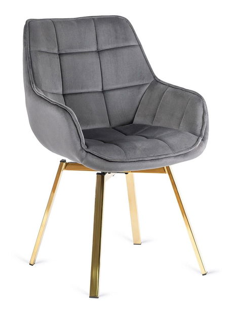 Blagovaonska stolica Mediocre (siva) 