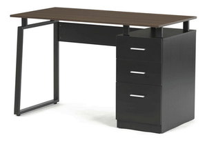 PC stôl Apacio (hnedá)