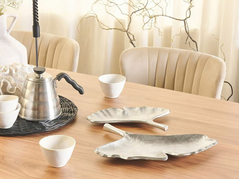 Set 2 buc Tave Palza (argintiu)