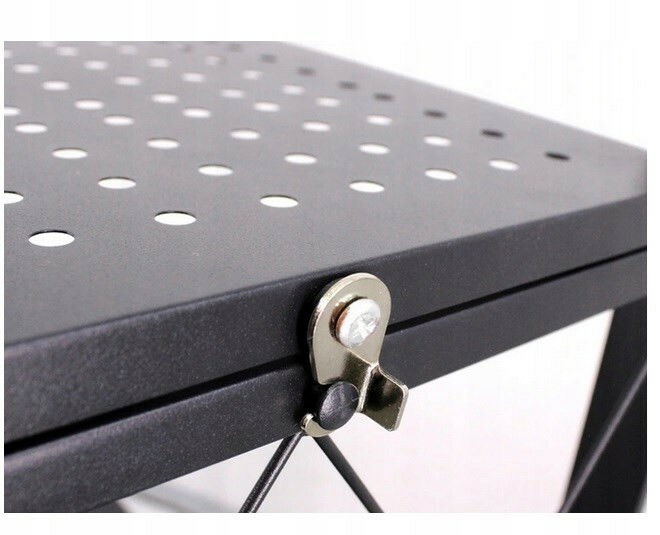 Kuchynský regál na kolieskach Ricos 3 (čierna)