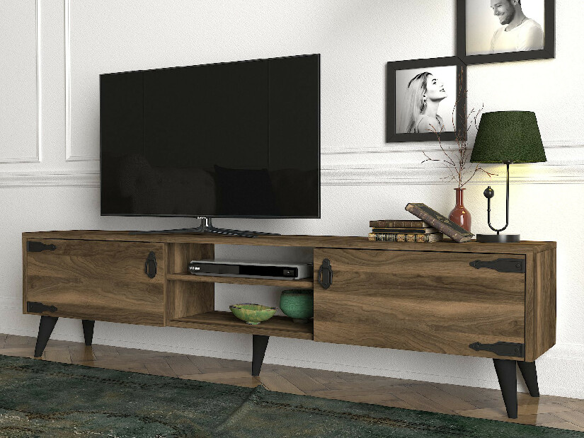 Mobilier living Ateny 2 (Nuc + Negru)