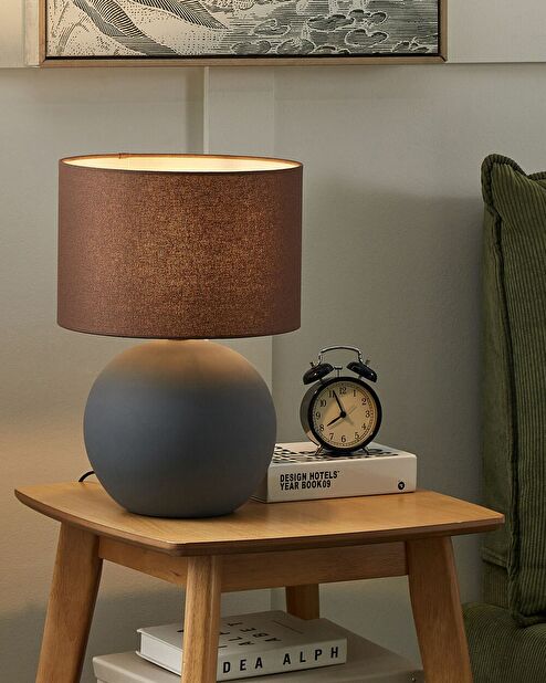 Stolná lampa Aijun (sivá)
