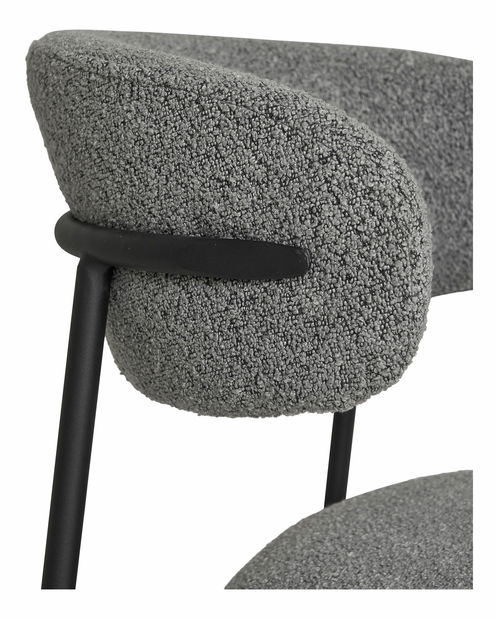 Jedálenská stolička Mevania (svetlosivá)