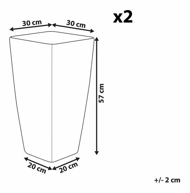 Ghiveci flori Moddi (alb)
