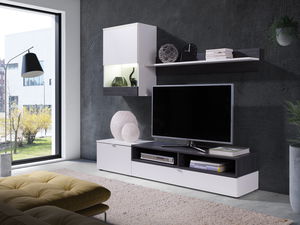 Mobilier living Raha (alb + pin andersen)