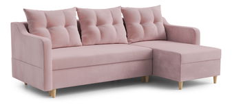 Sarokkanapé Lou (J) (rózsaszín)