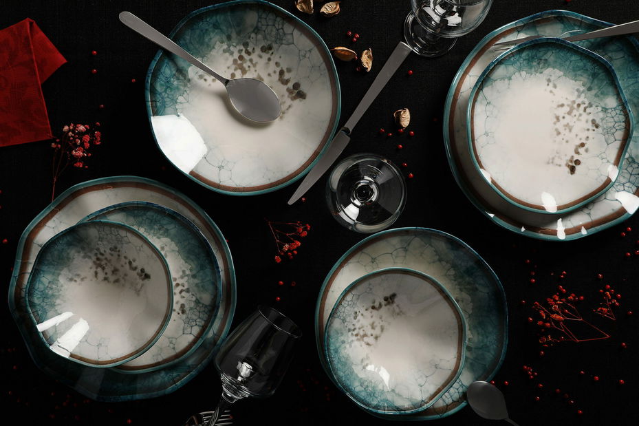 Jedálenská súprava (24 ks.) Garry (viacfarebná)