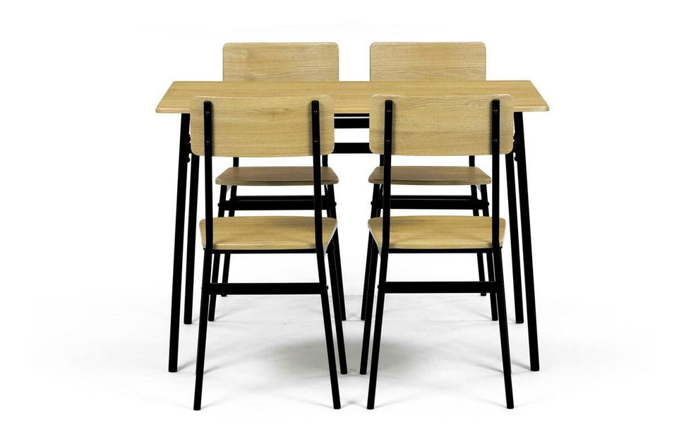 Blagovaonski set Anasagasti 2 (divlji hrast) (za 4 osobe)