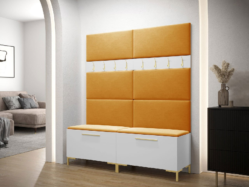 Set mobilier hol Frisala II (Alb) (Manila 32)