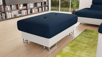 Tabure Alphard (ekokoža Soft 017 (bijela) + Uttario Velvet 2967)