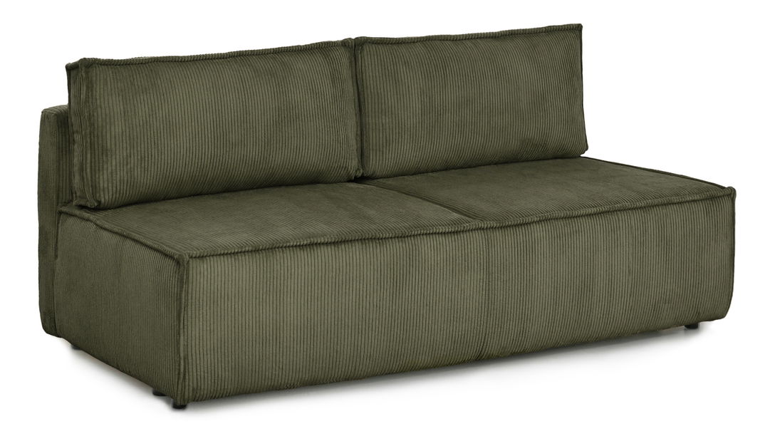 Pohovka dvojsedačka Nazismo (čierna)