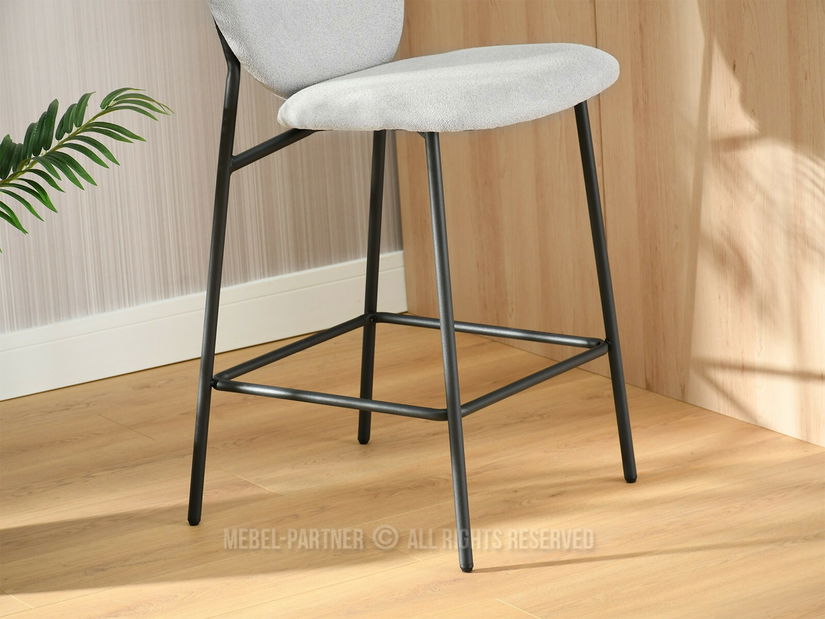 Scaun bar Aurelese (gri + negru)