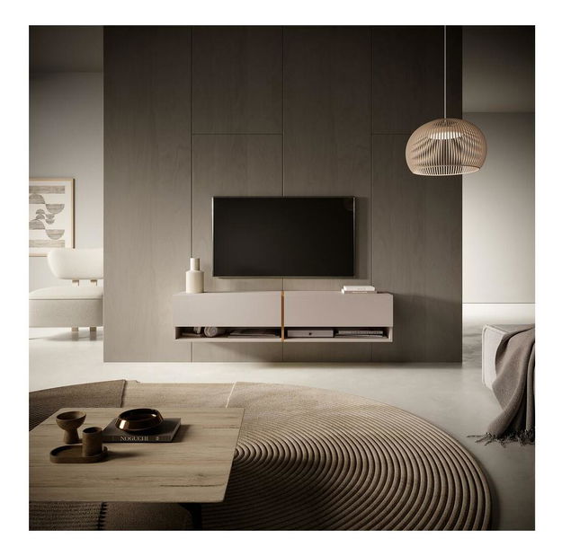 Tv szekrény/asztal Myrtha 140 (szürkés bézs)