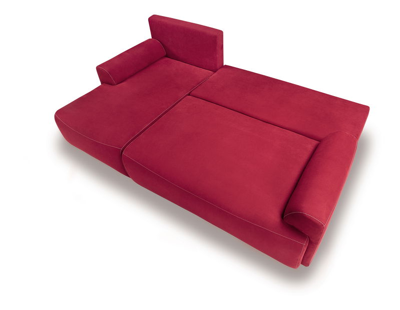 Rohová sedačka BRW City Lux 3DL URC (červená) (L) 