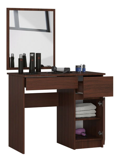 Toaletný stolík Pritha (wenge)