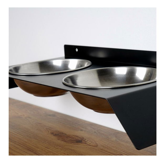 Posuda za hranu za kućne ljubimce Ninede 5 (crna)