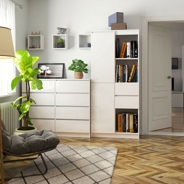 Polc Revocada (fehér + fényes fehér)