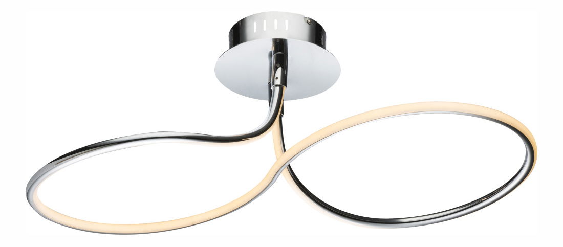 Stropné/nástenné svietidlo LED Wave 67823-19D (chróm)