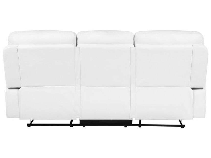 Sofa dvosjed Barnet 2 (sintetička koža) (bijela)