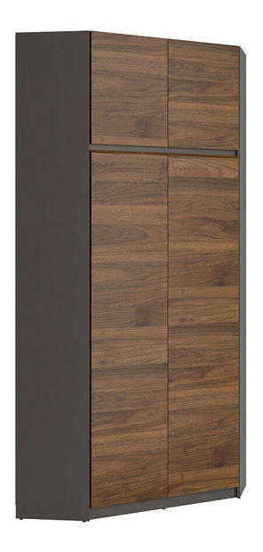 Rohová šatníková skriňa BRW Moden SZFN2D