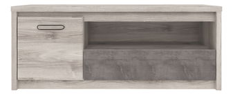 Masă TV/Dulap Jolene (castan nairobi + onyx)