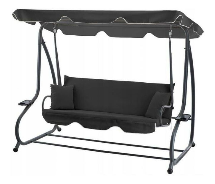 Kerti hinta Tianne (fekete) 