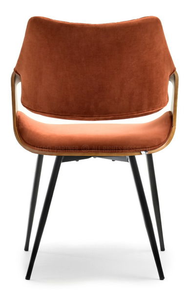 Stolička Rolf K (medená + čierna)