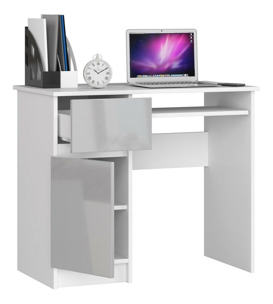 PC stolík Bhaskar (metalický lesk) (L)