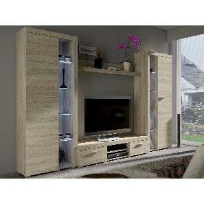 Mobilier living Rokara XL (stejar sonoma) (fără iluminat)