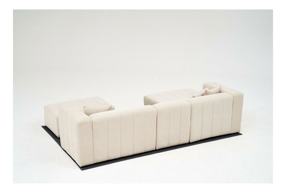 Kutna garnitura Beyzometta (L) (krem)