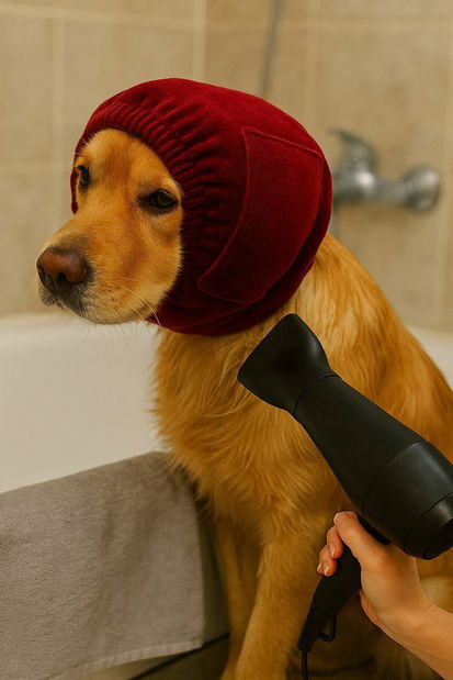 Čiapka pre psa Kullana (červená) (L)