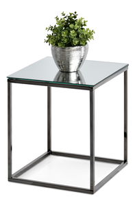 Konferenčný stolík Bella S (chrómová + čierna)