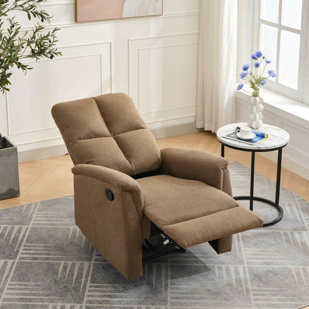 Fotoliu reglabil Temor (maro)