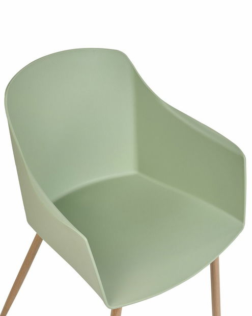 Set 2 ks jedálenských stoličiek Fonza (svetlozelená)