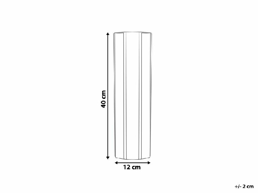 Váza ESENZIA 40 cm (biela)