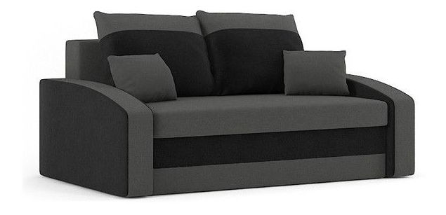Canapea Haidar (gri + negru)