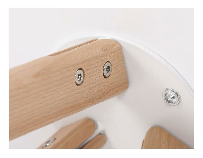 Masă sufragerie Definidos (alb) (pentru 2 persoane)