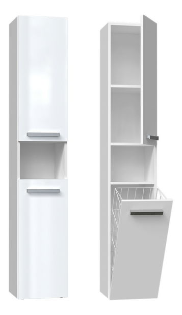 Kúpeľňová skrinka Neltossa 12 (lesk biely)