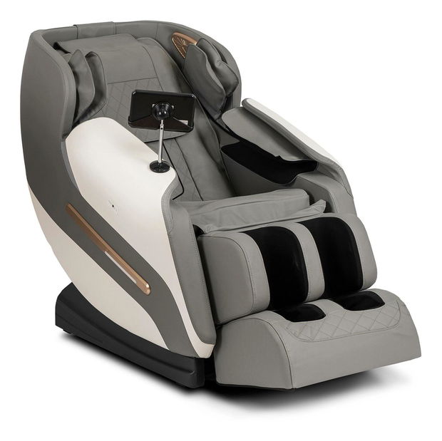Masážne kreslo Visita Max (sivá) 