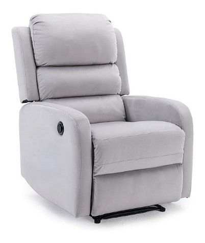 Rozkladacie kreslo Paged (svetlosivá)