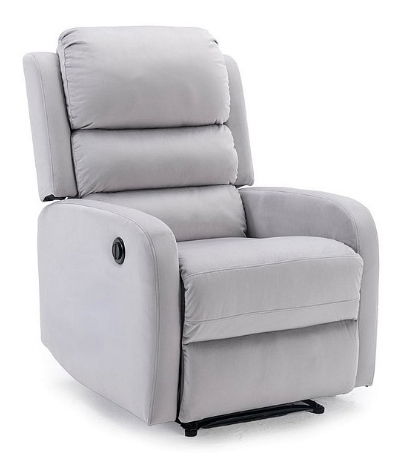 Széthúzható fotel Paged (világosszürke)