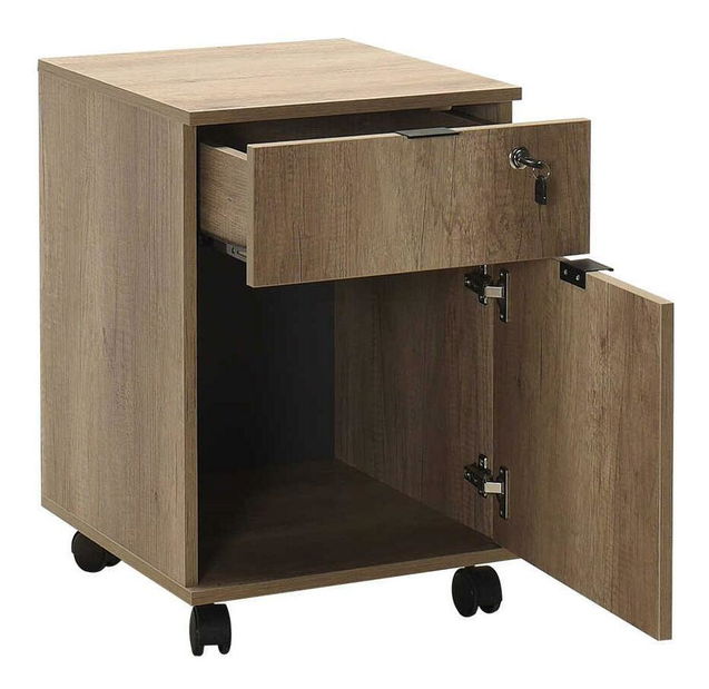 Dulap cu roți Putesu (Nuc deschis) 