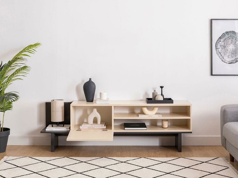 Konferenčný stolík Medude 3 (béžová + antracit) 