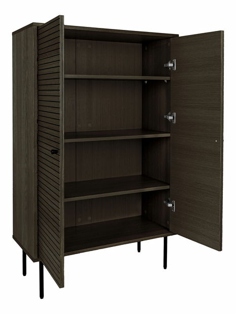 Skrinka Ksitina 3 (tmavohnedá)