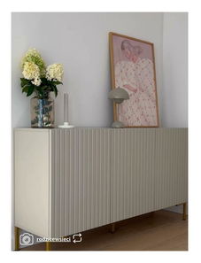 Ormarić Lamellito L1  (sivo-bež + zlatna)