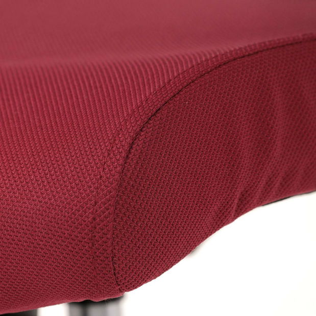 Irodai fotel Kurosadas (bordó + fekete)