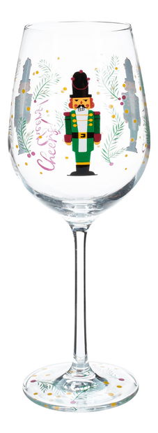 et de 3 pahare de vin 450ml Tipsi trio (motiv de iarnă)