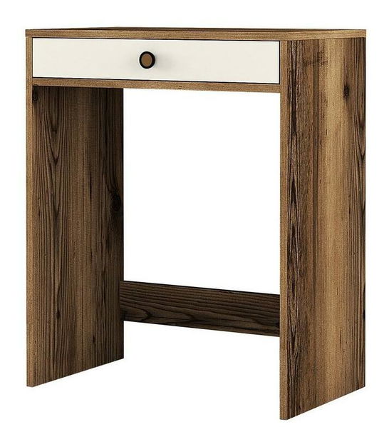 Măsuță de toaletă Logan 1 (nuc + crem)