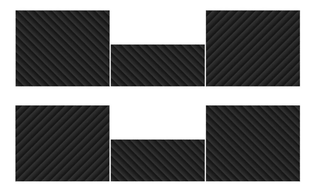 Masă TV Surfy 3D (Negru + Negru)