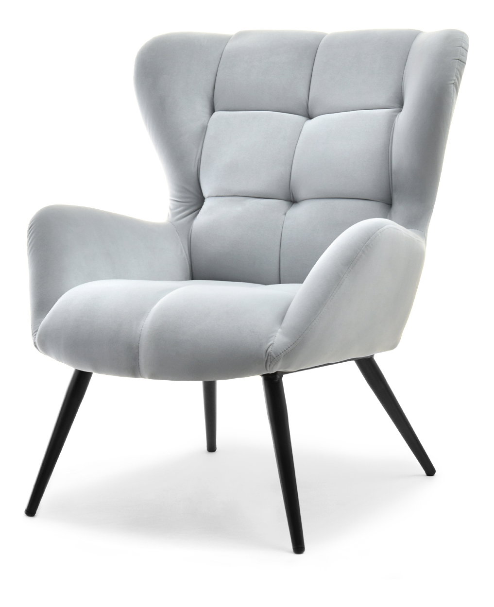 Fotel Kikino (szürke + fekete)